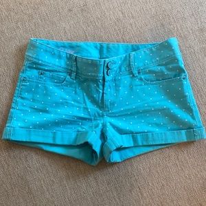 Lilly pulitzer -blue polka dot denim shorts-Sz 6